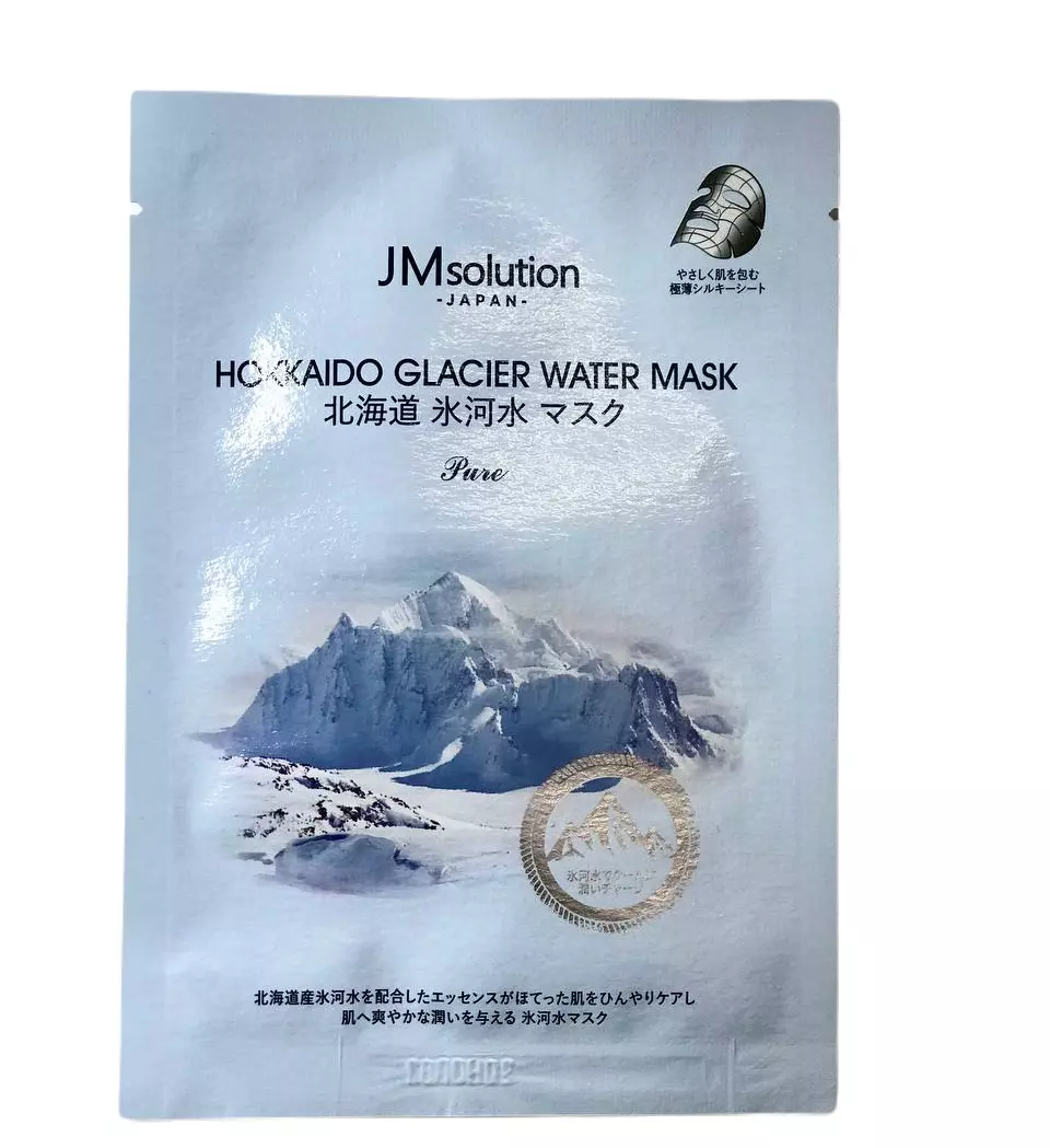 Маска тканевая с аминокислотами и PHA кислотой JMsolution Hokkaido Glacier Mask Pure